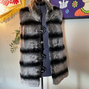 Rachel Zoe Faux Fur Vest Sz Sm